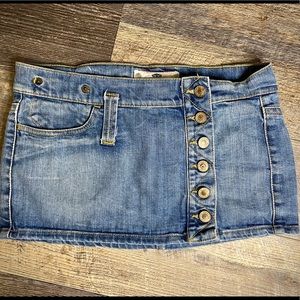 VINTAGE! Fornarina Denim Mini Skirt